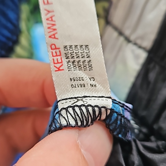 Free People Printed End Zone Pants Blue Motif $148 MSRP - Picture 11 of 12